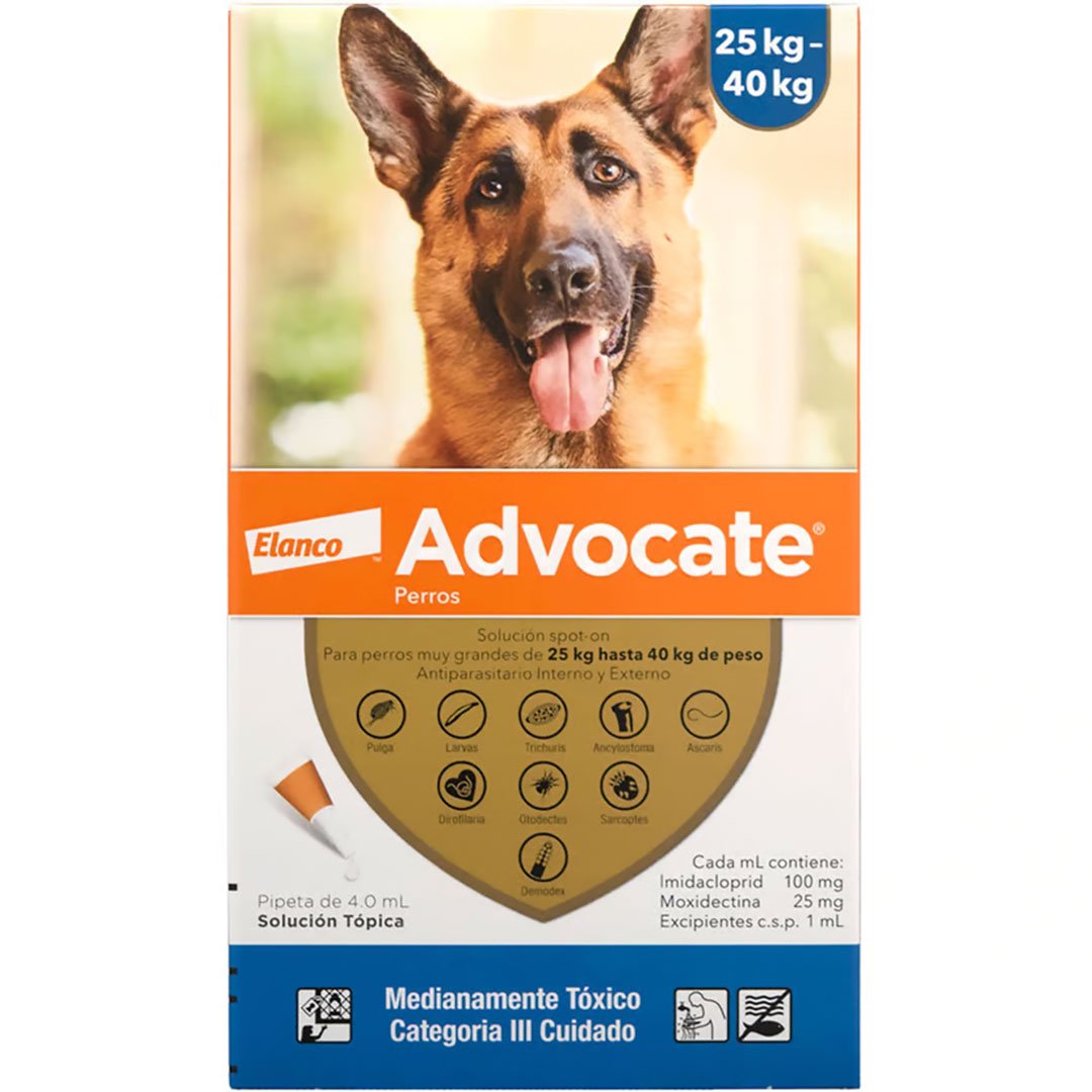 ADVOCATE PERRO SOLUCIÓN TOPICA